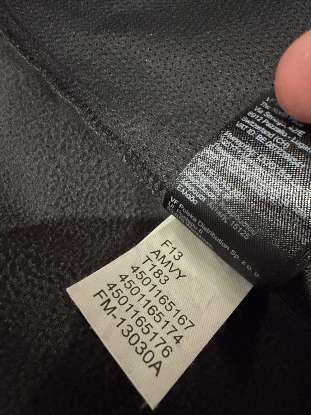The North Face Apex Men’s Black Insulated Jacket Size XL